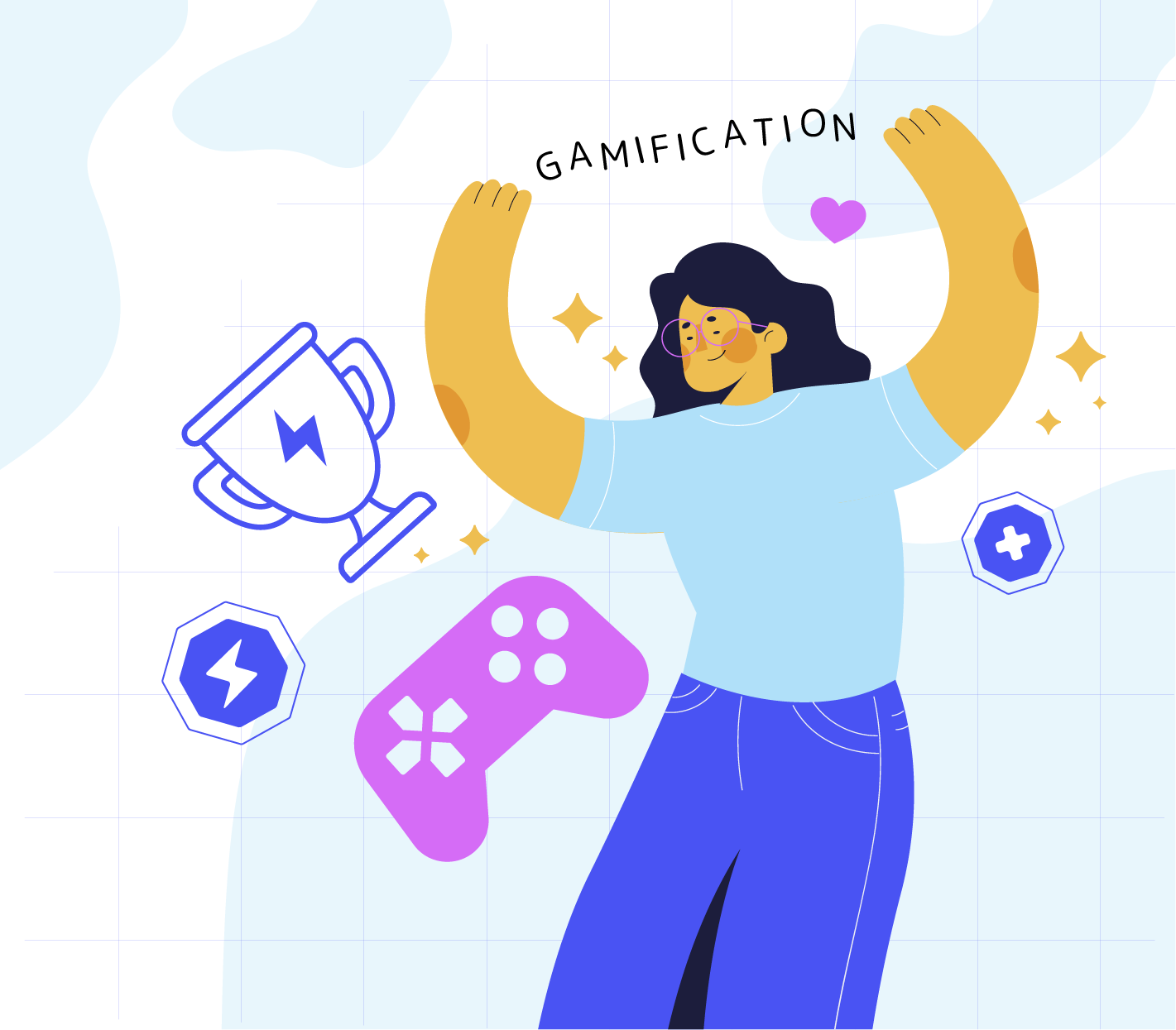 Implement gamification in online course