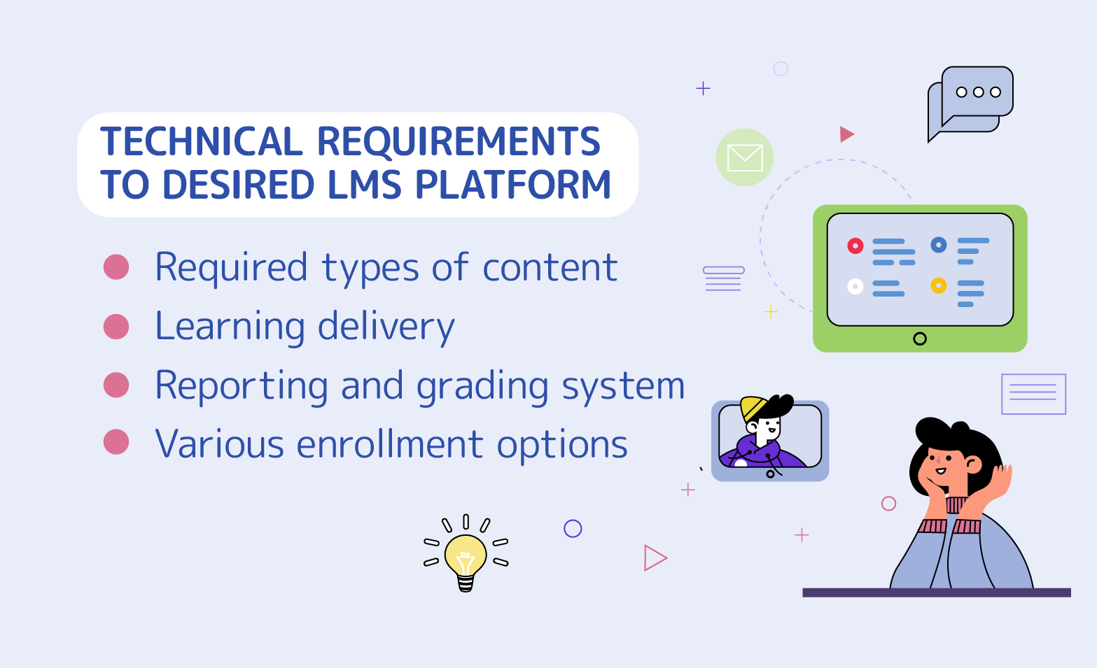 Requirements to Desired LMS Platform