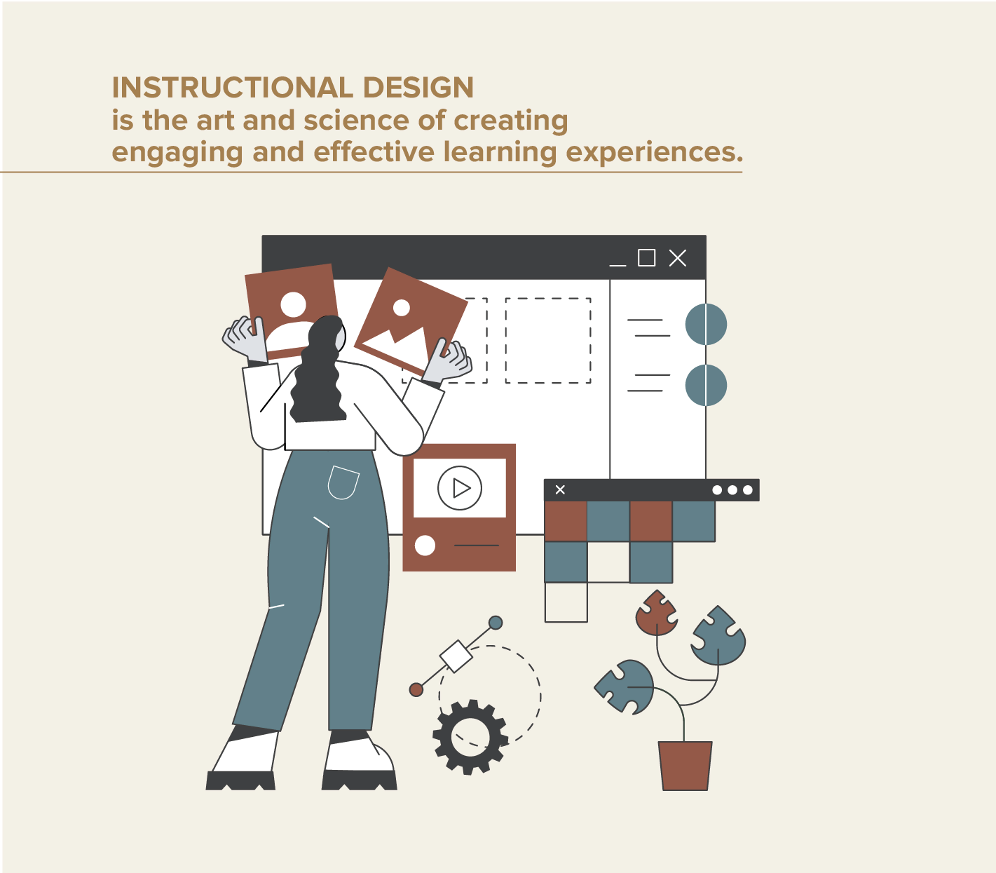 INSTRUCTIONAL DESIGN is the art and science of creating engaging and effective learning experiences