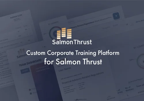 Custom Corporate Training Platform for Salmon Thrust